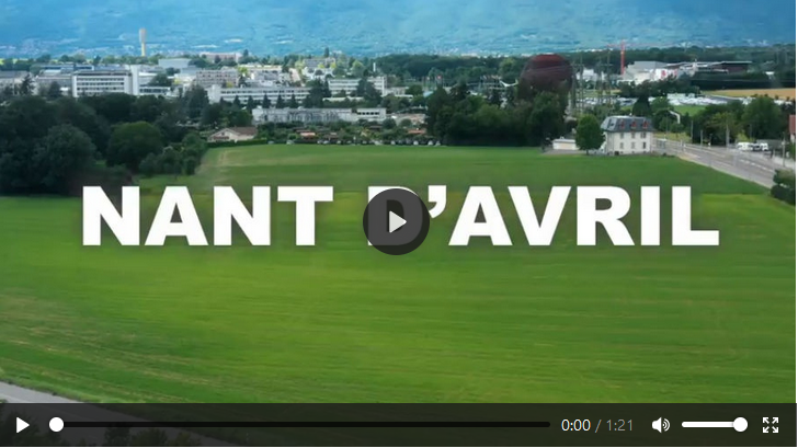 Video zur Renaturierung von Wasserläufen und Ufern in Genf: Nant d'Avril.